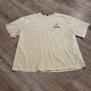 Divided For All the Boys Floral Graphic Short Sleeved Shirt Womens Size Large